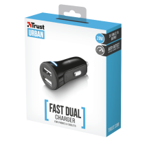 Интеллектуальное зарядное  20W Fast Dual Car Charger for phones and tablets
