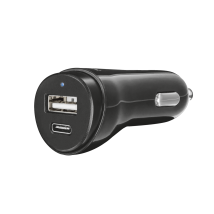 Зарядное устройство Fast Dual USB-C & USB Car Charger for phones & tablets