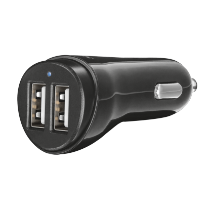 Зарядное устройство 2x12W Fast Dual USB Car Charger for phones & tablets
