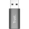 Адаптер Trust Calyx USB-C - USBA3.2, 2шт, чорний