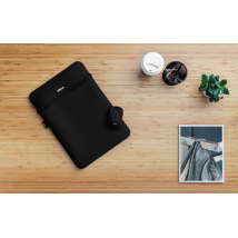 Чехол для ноутбука + мышь Trust Yvo Reversible Sleeve for 15.6" Laptops - black