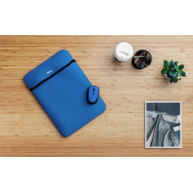 Чехол для ноутбука + мышь Trust Yvo Reversible Sleeve for 15.6" Laptops  - blue