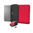 Чохол для ноутбука + миша Trust Yvo Reversible Sleeve for 15.6 "- red