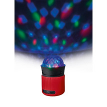 Портативная беспроводная акустика Dixxo Go Wireless Bluetooth Speaker with party lights red