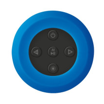 Портативна бездротова акустика Dixxo Go Wireless Bluetooth Speaker with party lights blue