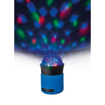 Портативна бездротова акустика Dixxo Go Wireless Bluetooth Speaker with party lights blue