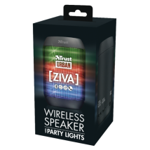 Портативная беспроводная акустика  Ziva Wireless Bluetooth Speaker with party lights (21967)