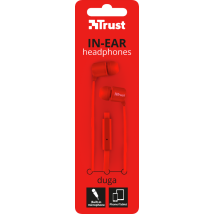 Гарнітура Duga In-Ear Headphones - Full Red