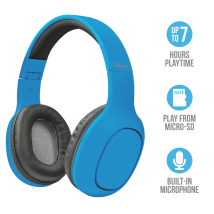 Беспроводные Bluetooth-наушники Trust Dona Wireless Bluetooth headphones - Blue
