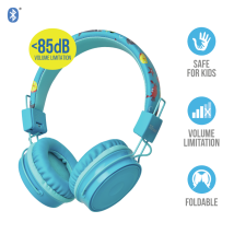 Дитячі бездротові навушники Comi Bluetooth Wireless Kids Headphones - blue