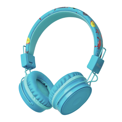 Дитячі бездротові навушники Comi Bluetooth Wireless Kids Headphones - blue