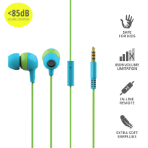 Детские наушники Trust Buddi Kids In-Ear Headphones- blue