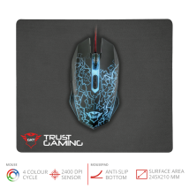 Игровая мышь и коврик GXT 783 Gaming Mouse & Mouse Pad