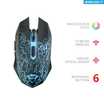 Беспроводная игровая мышь GXT 107 Izza Wireless Optical Gaming Mouse (23214)