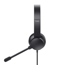 Trust Ayda USB-гарнітура з пригнічуванням шумів для ПК - Black
