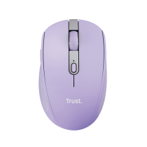 Компактна бездротова миша з під'єднанням до кількох пристроїв Trust Ozaa compact  - Purple
