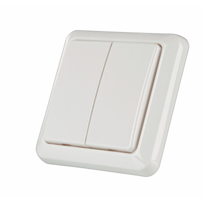 Двойной беспроводной настенный выключатель AWST-8802