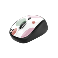 Бездротова миша Yvi Wireless Mouse - pink circles