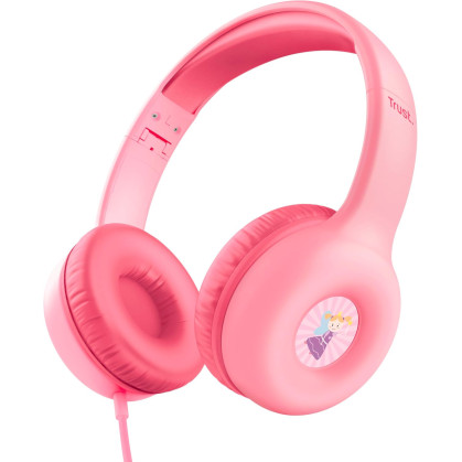 Дитячі навушники Trust Nouna Kids Headphones-pink