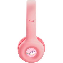 Дитячі бездротові Bluetooth навушники Trust Nouna Wireless Kids Headphones-pink