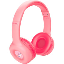 Дитячі бездротові Bluetooth навушники Trust Nouna Wireless Kids Headphones-pink