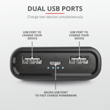Портативний зарядний пристрій Pacto Pocket-sized Powerbank 10.000 mAh