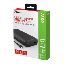 Powerbank для ноутбука Trust Laro 65W USB-C Laptop Powerbank