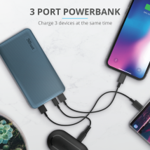 Trust Primo Ultra-thin Powerbank 10.000 mAh - Blue (23894)