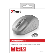 Миша TRUST Primo Wireless Mouse grey (20785)