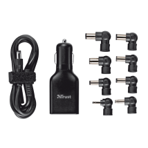 Зарядное устройство 90W PLUG & GO MICRO LAPTOP CHARGER FOR CAR USE - BLACK
