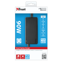 Зарядное устройство 90W PLUG & GO SMART LAPTOP CHARGER - BLACK