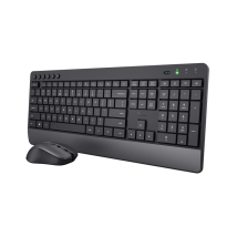 Комплект Trust Trezo Wireless Silent Keyboard and Mouse Set UKR/ENG/RU