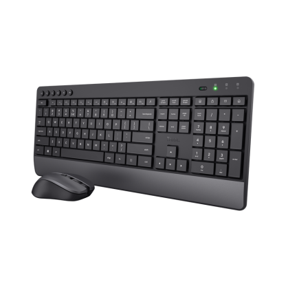 Комплект Trust Trezo Wireless Silent Keyboard and Mouse Set UKR/ENG/RU