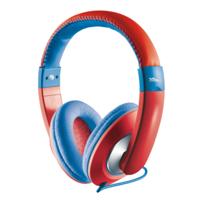 Детские наушники Trust Sonin kids headphone - red (19836)