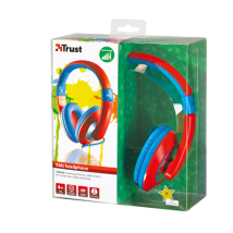 Детские наушники Trust Sonin kids headphone - red (19836)